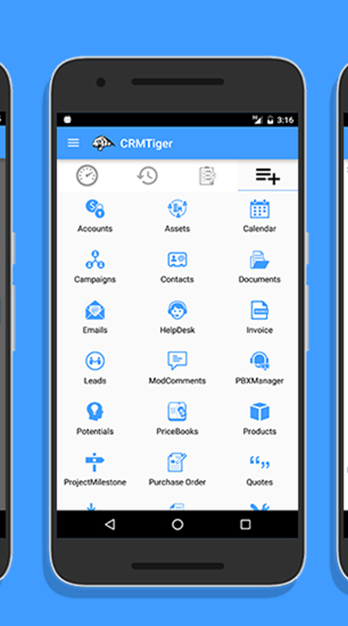 Freemium Mobile App for Open Source CRMs screenshot 1